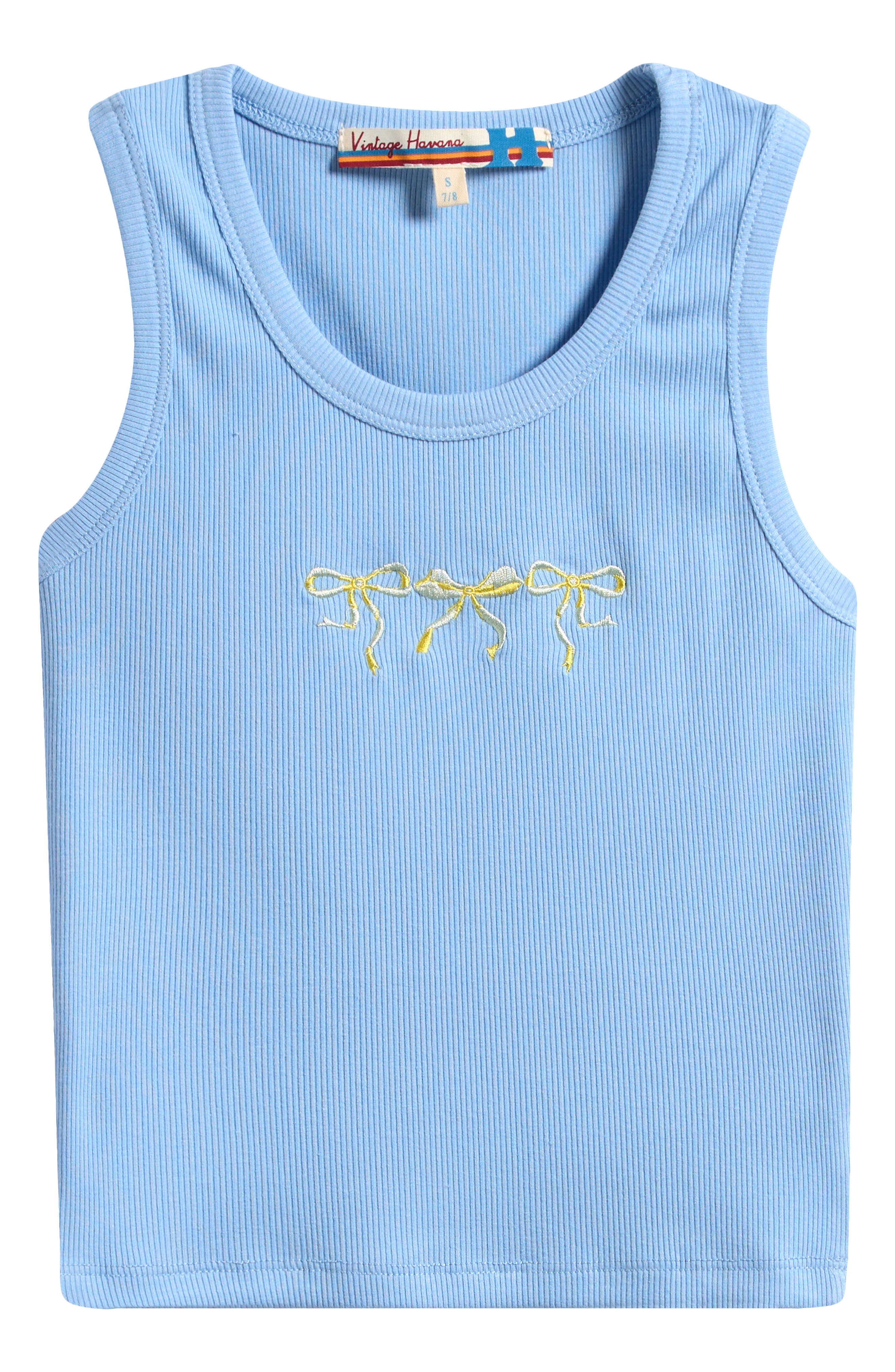 Vintage Havana Kids' Bow Embroidered Tank Top