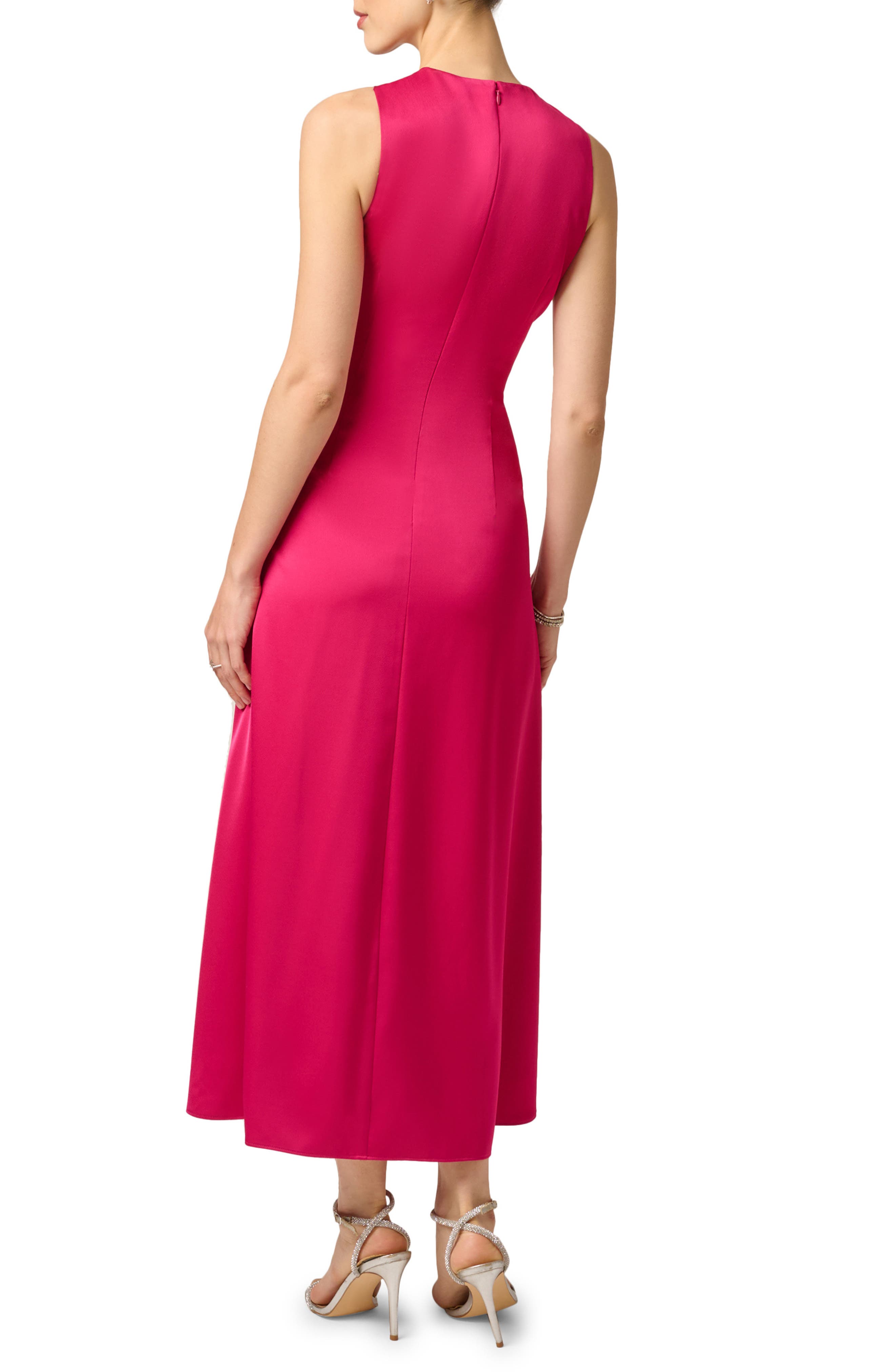 crepe satin maxi dress FFORME Akriti Satin-crepe Maxi Dress - Women - Black Dresses