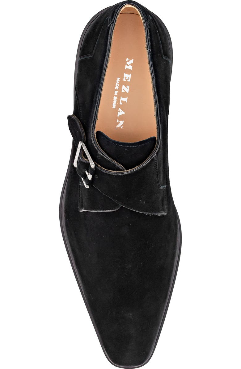 Mezlan Albini Monk Strap Shoe, Alternate, color, Black