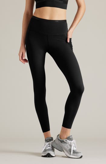 Rhone Banded Hi Form Pocket Ankle Leggings In Black