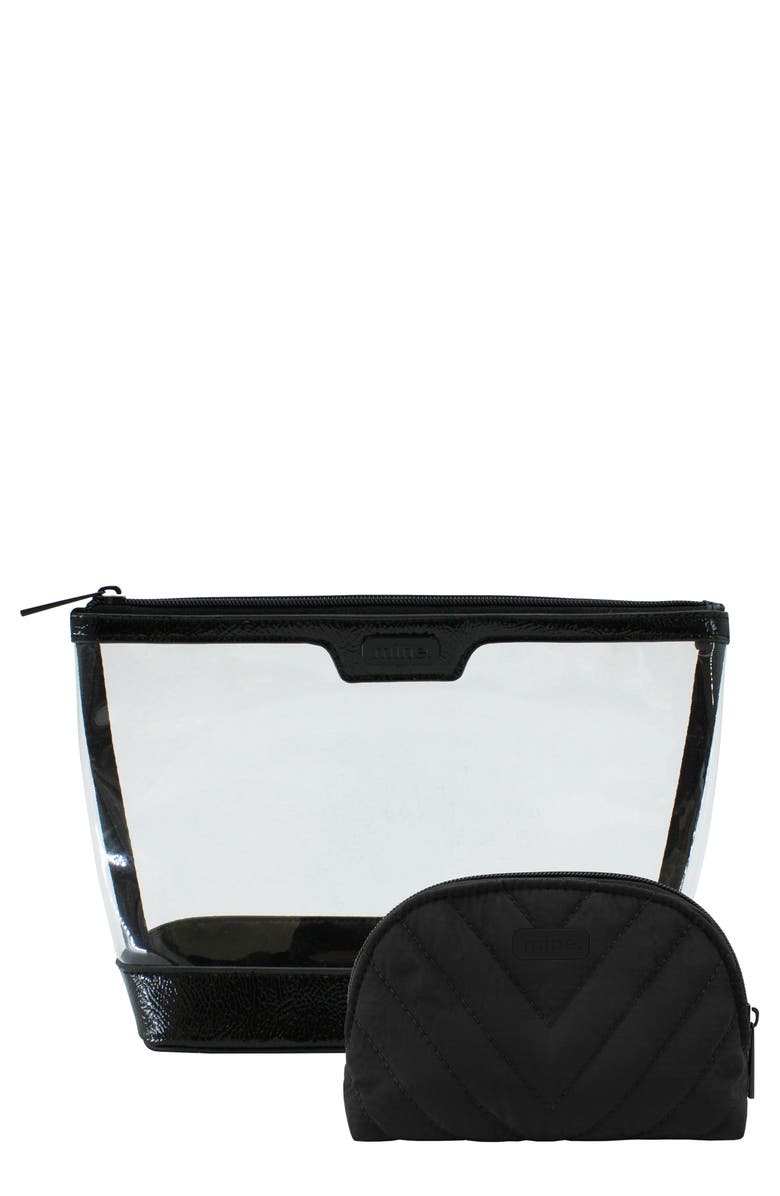 MYTAGALONGS Glamour 2-in-1 Cosmetics Bags, Main, color, Black