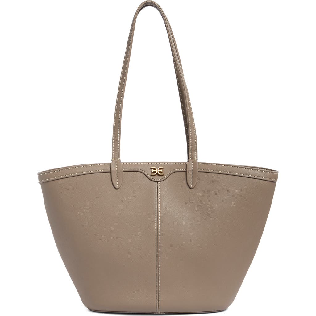 SAM EDELMAN SAM EDELMAN SAIGE LEATHER FAN TOTE BAG