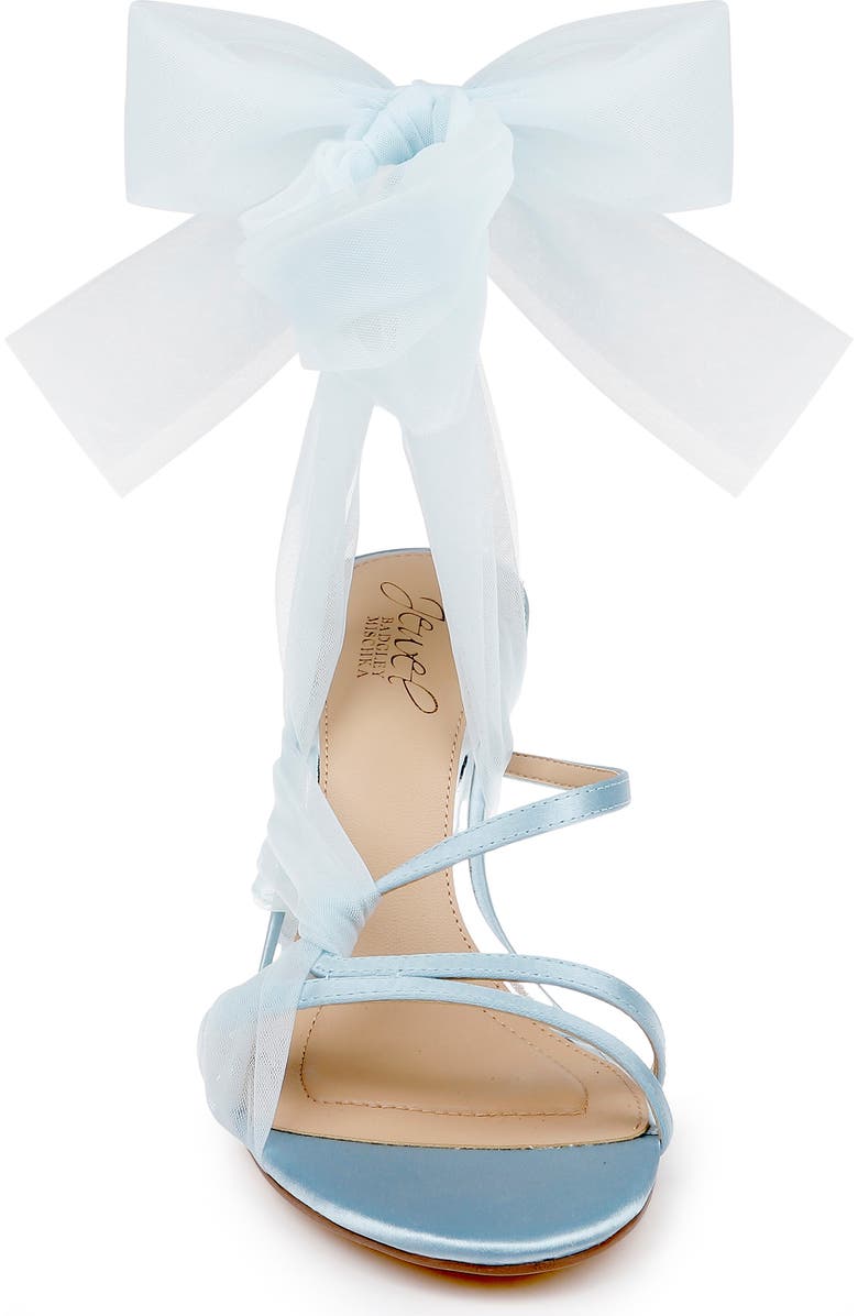 Jewel Badgley Mischka Norris Ankle Wrap Sandal, Alternate, color, Sky Blue
