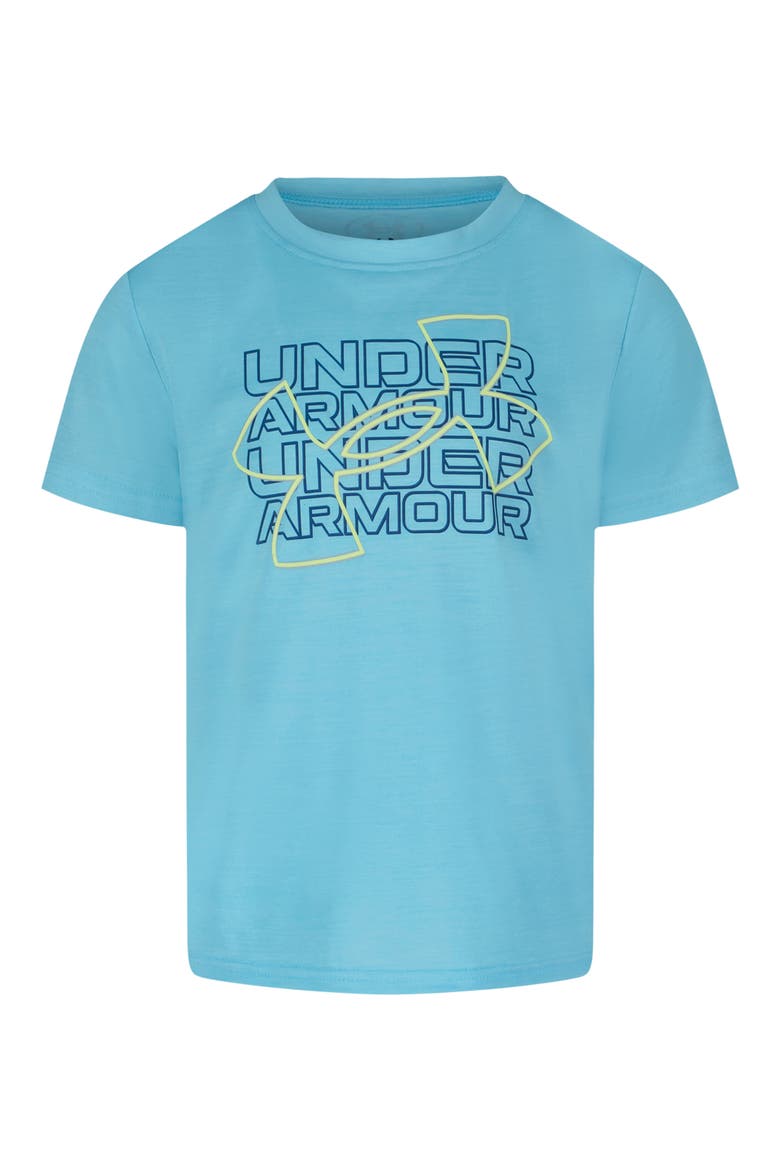 Kids' UA Twist Breakout Performance Graphic T-Shirt, Main, color, FRESCO BLUE