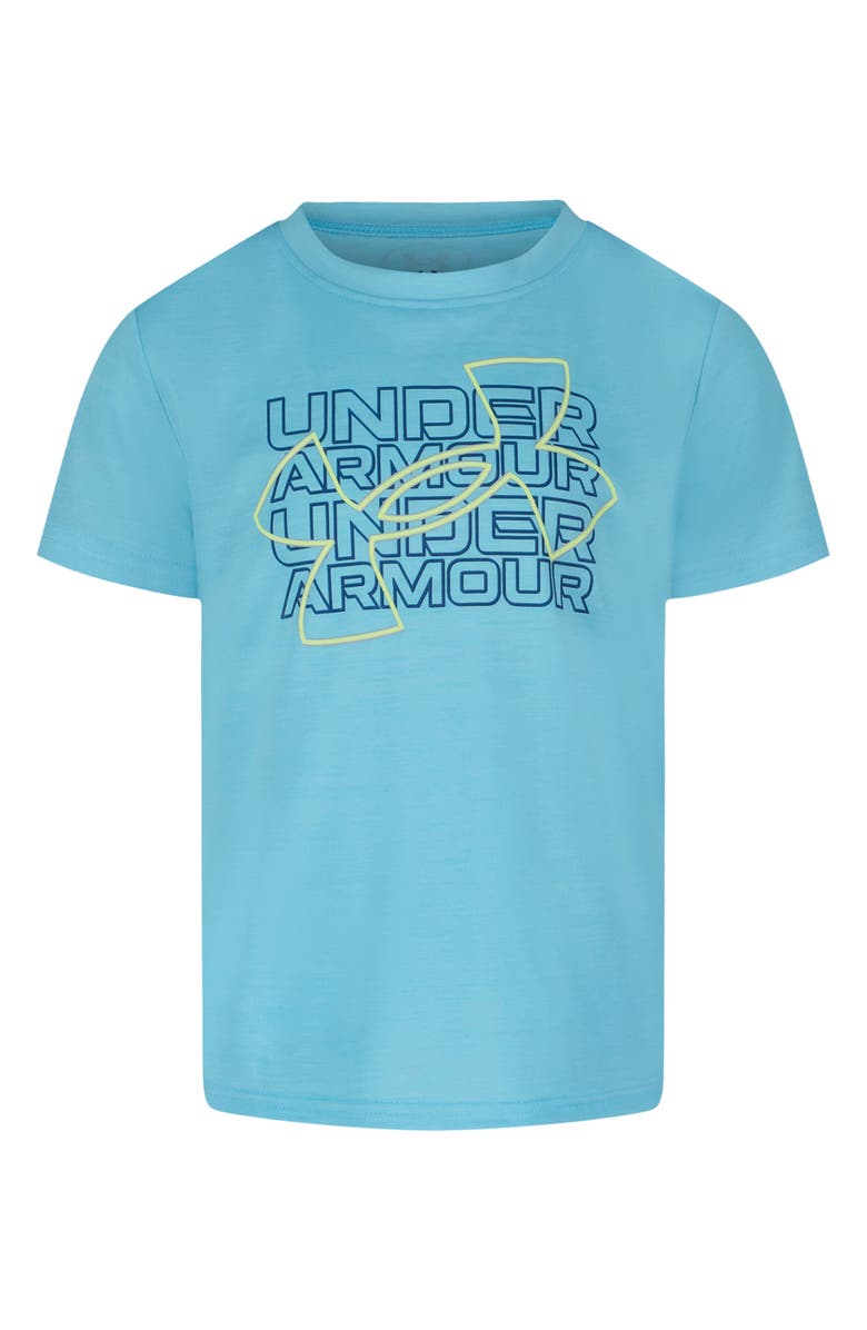 Under Armour Kids' UA Twist Breakout Performance Graphic T-Shirt, Main, color, Fresco Blue