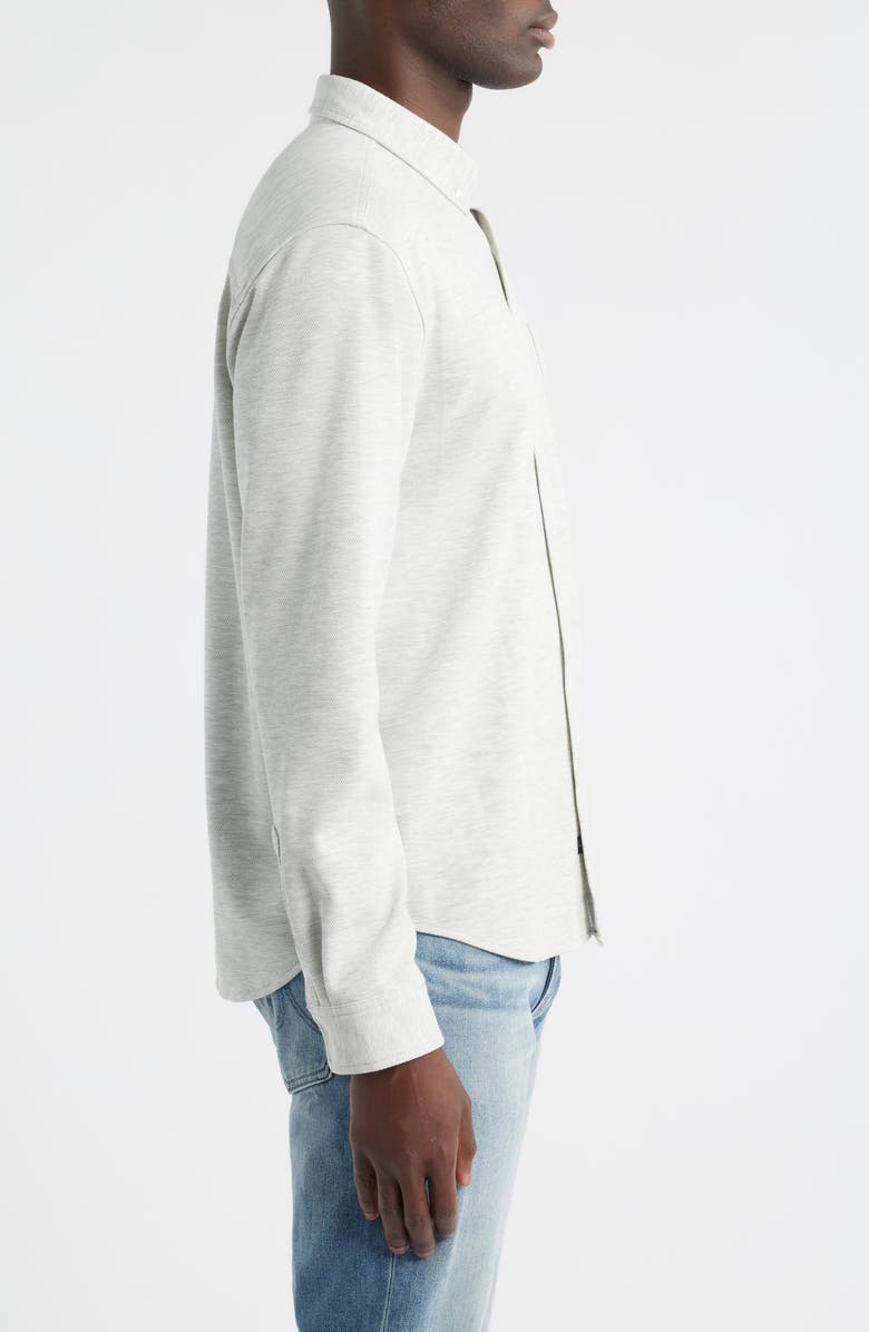 Rails Vincent Heathered Piqué Button-Down Shirt, Alternate, color, 