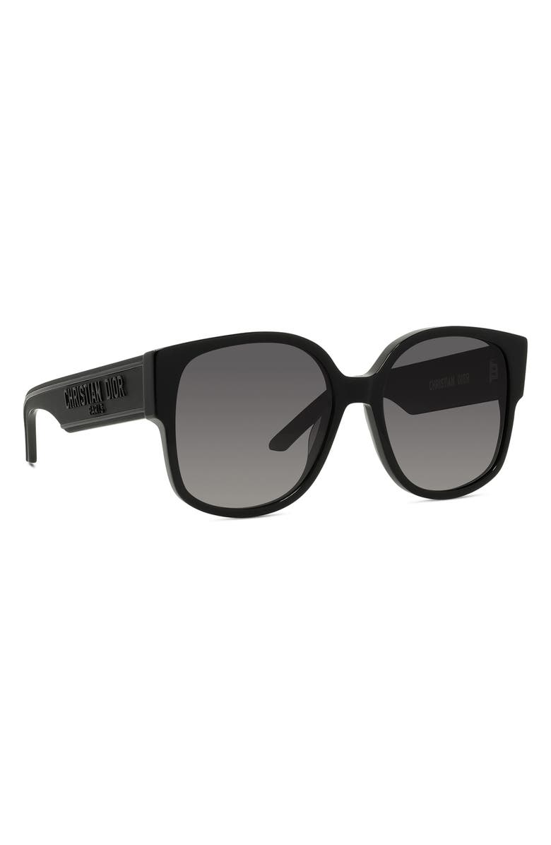 DIOR Wildior SU 58mm Square Sunglasses, Alternate, color, 