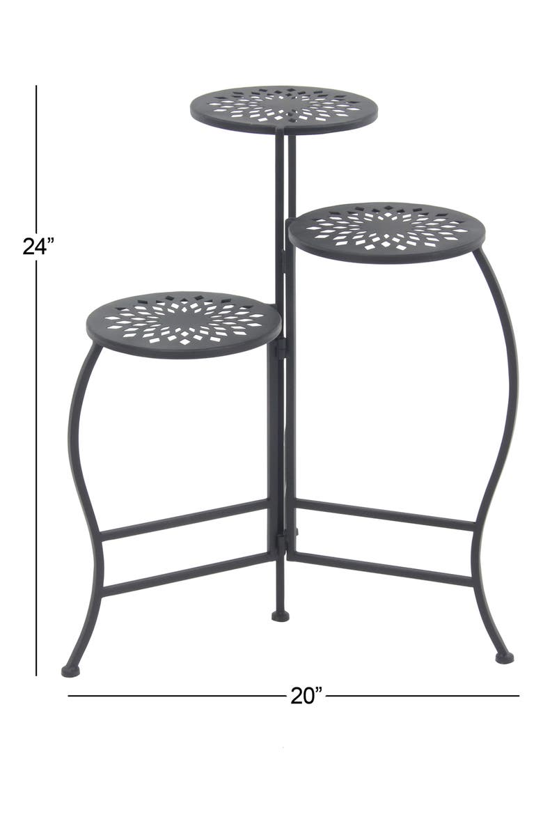 UMA 3-Tier Iron Plant Stand, Alternate, color,