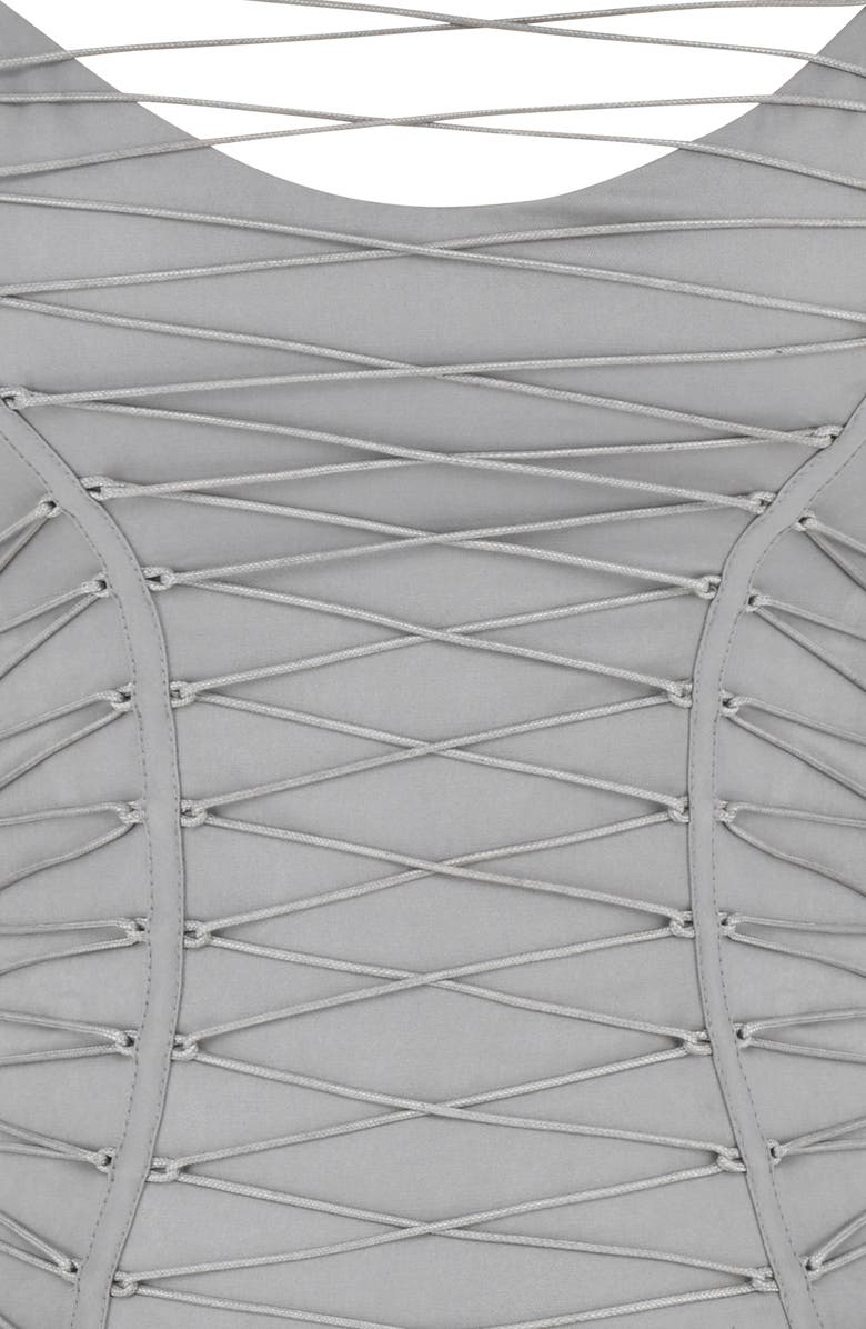 HOUSE OF CB Lace-Up Corset, Alternate, color,