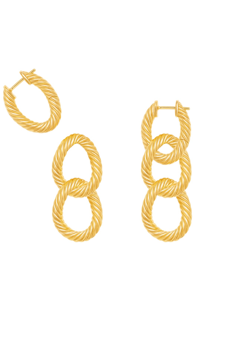 Samantha Siu - New York Willemstad Earrings, Alternate, color, Gold