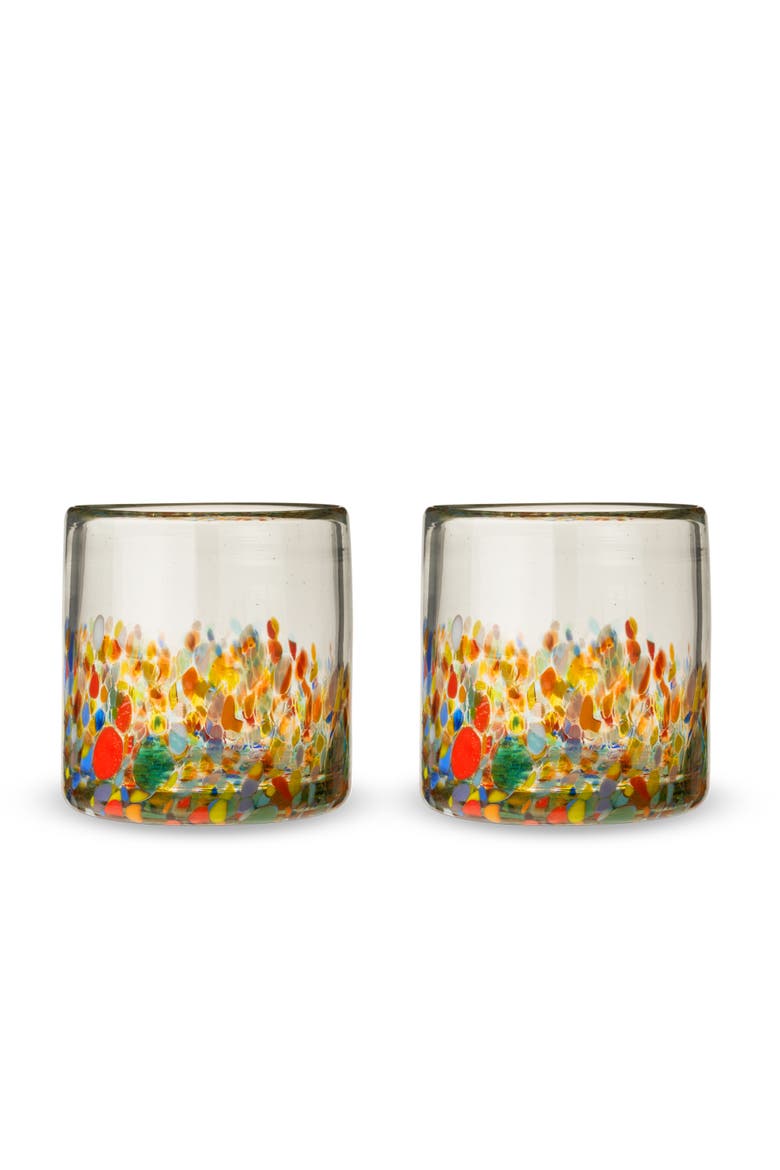 Segunda Vida Artistico Recycled Tumblers Set of 2, Alternate, color, Multicolor
