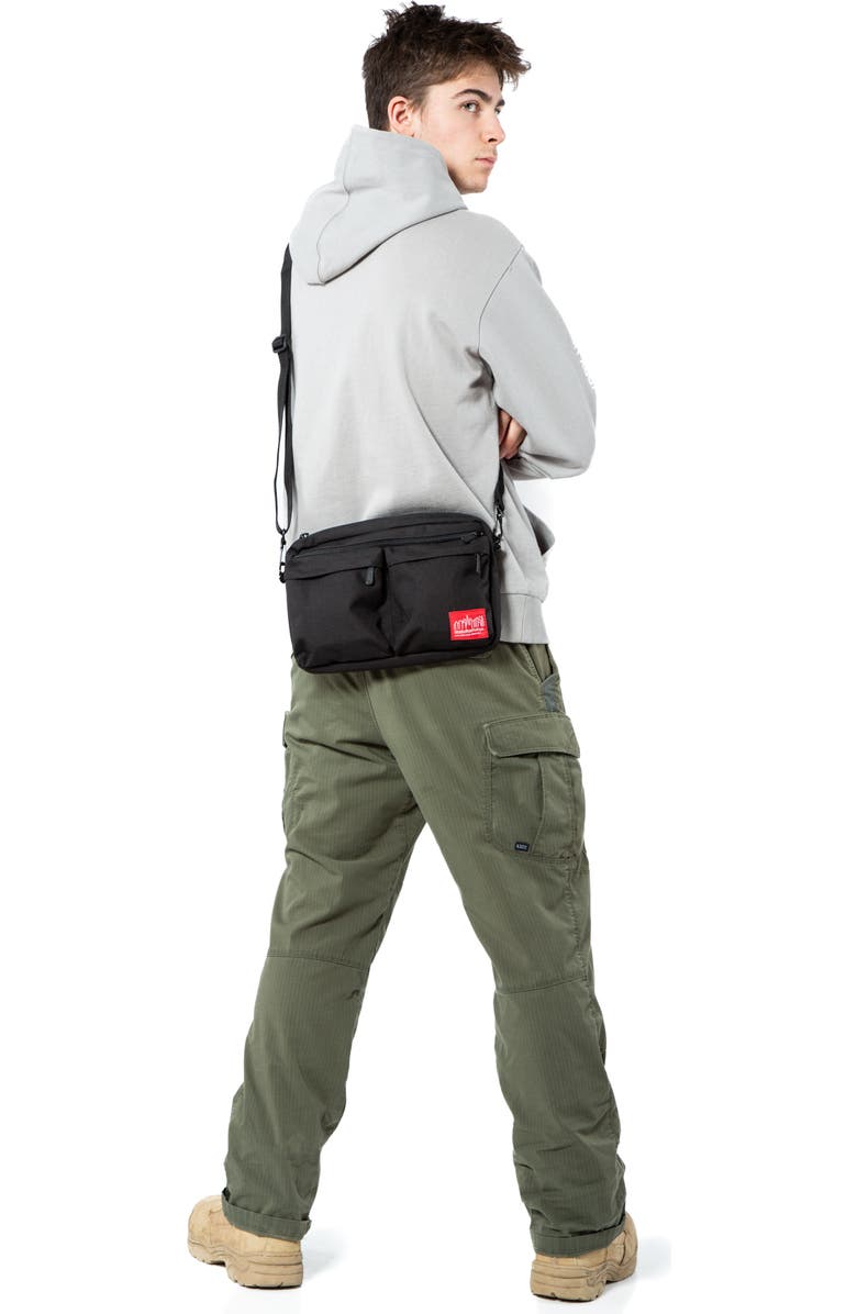 Manhattan Portage Albany Crossbody Bag, Alternate, color, Black