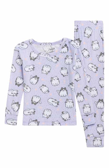 Kids' Luxe Goals 2-Piece Velour Pajama Set