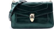 Pre-Owned Bvlgari Serpenti Forever Shoulder Bag Metallic Leather Small