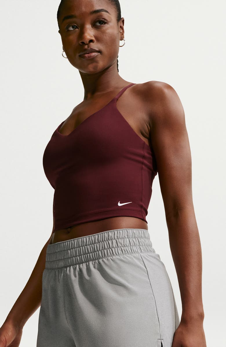 Nike One Dri-FIT High-Waisted 3-Inch 2-in-1 Shorts, Alternate, color, 085 Smoke Grey/Heather/White