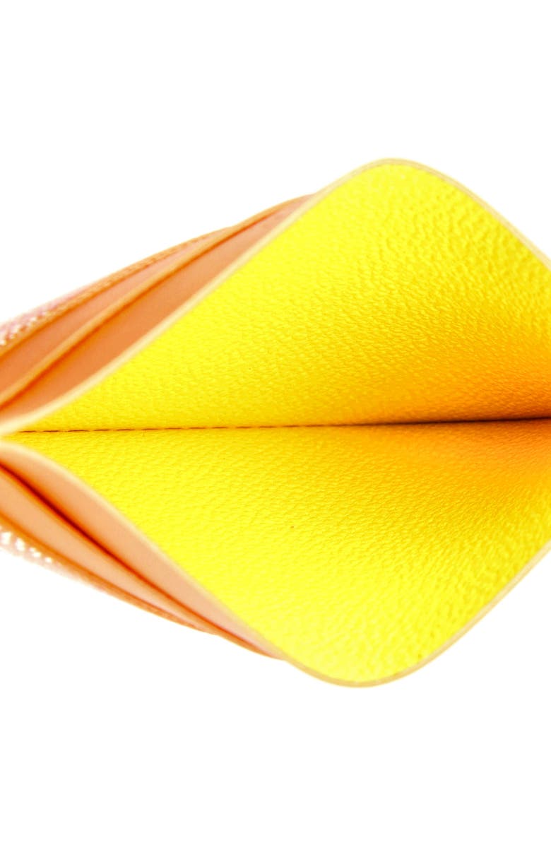 Pre-Owned Goyard Saint Sulpice Card Holder Coated Canvas, Alternate, color, Orange