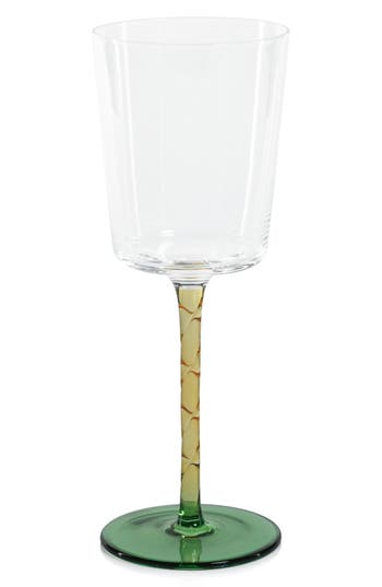 Zodax Sachi Set Of 4 White Wine Glasses In Multi