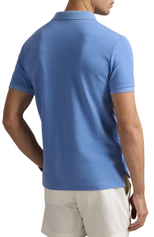 Polo Ralph Lauren The Iconic Solid Blue Cotton Piqué Polo