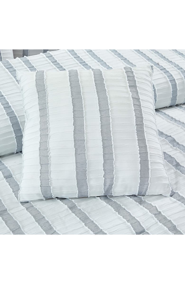 Modern Threads Jacquard Microfiber 5-Piece Comforter Set, Alternate, color, White