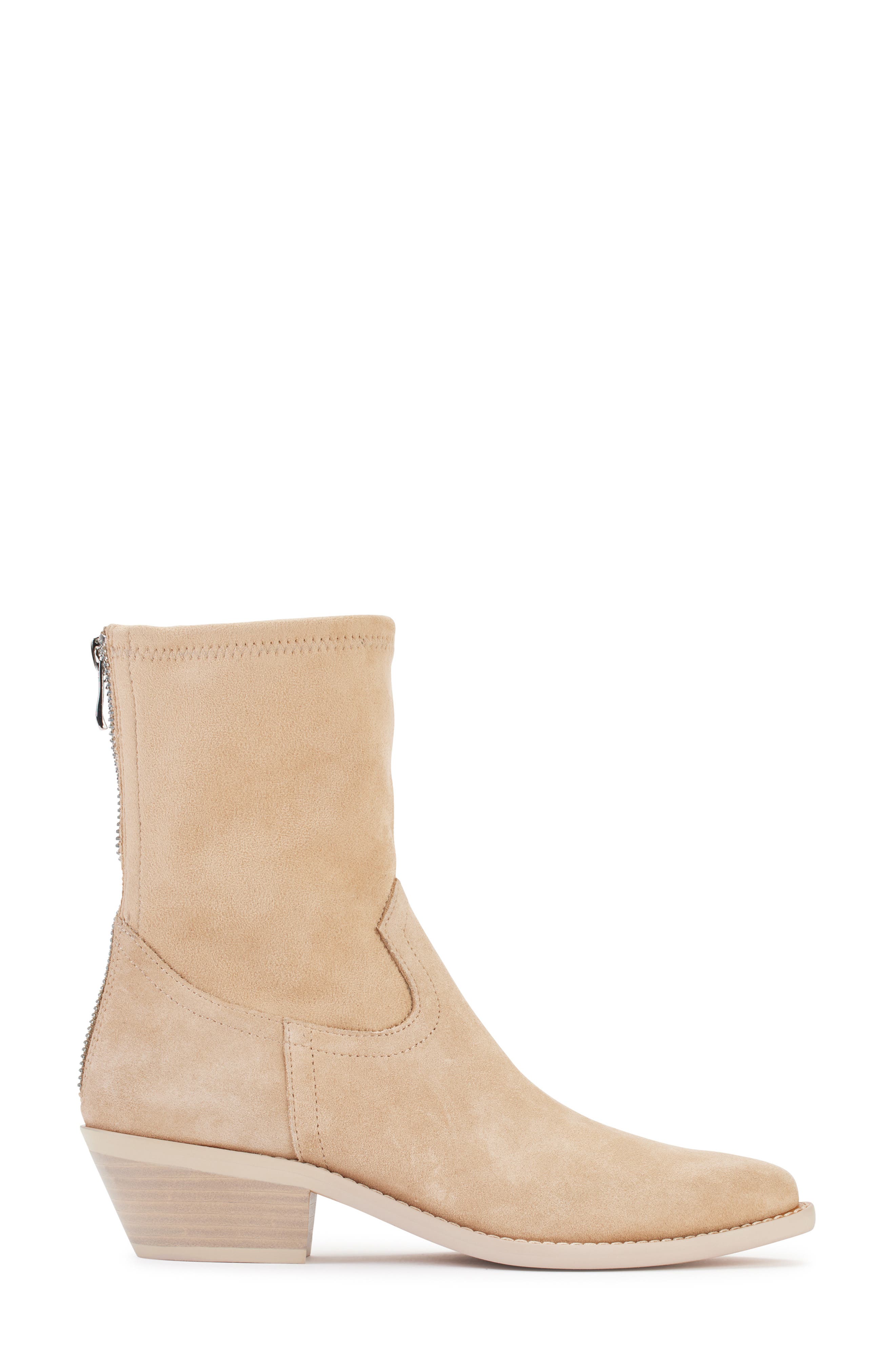 DKNY Oil Western Boot, Alternate, color, Taupe