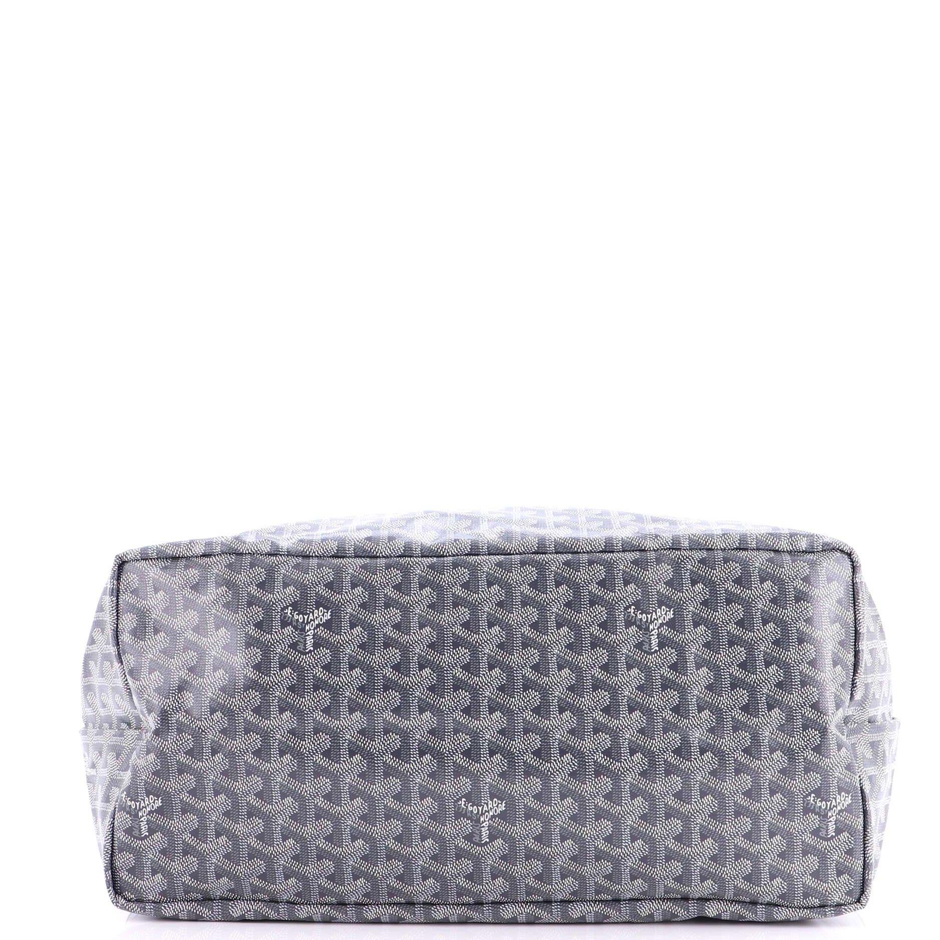 Pre-Owned Goyard Saint Louis Tote Coated Canvas GM, Alternate, color, Gray