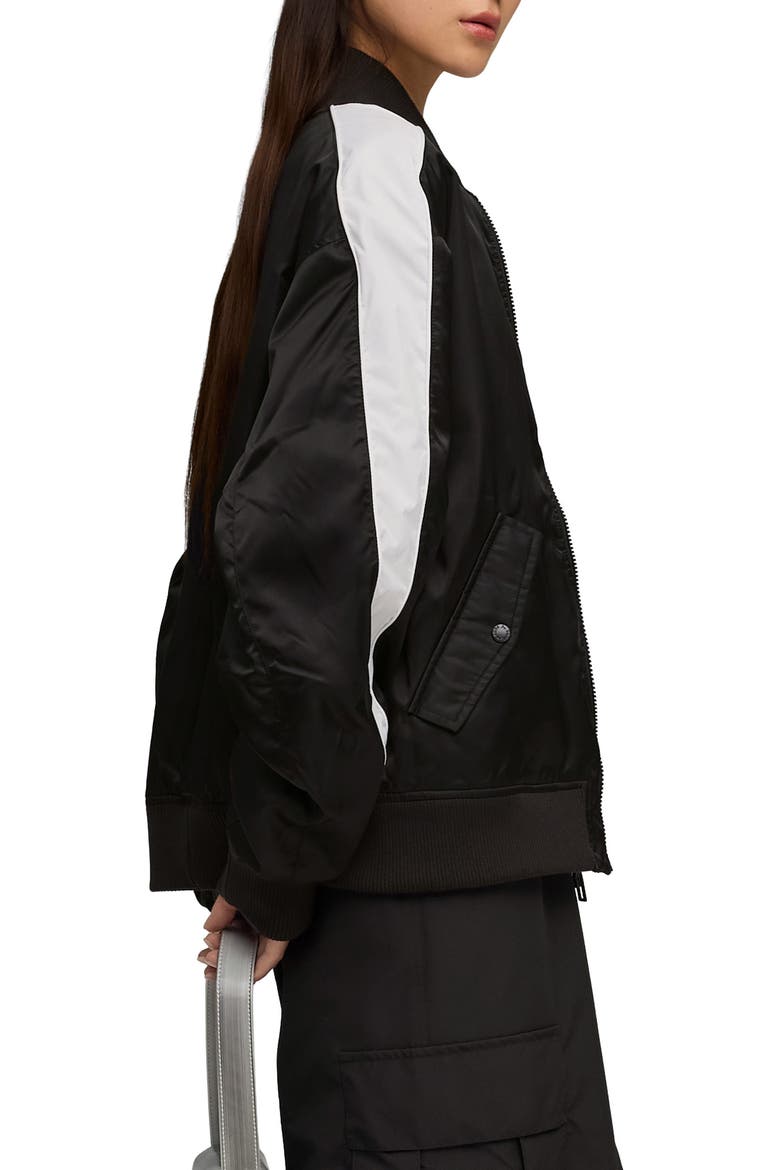 T7 Bomber Jacket, Alternate, color, PUMA BLACK