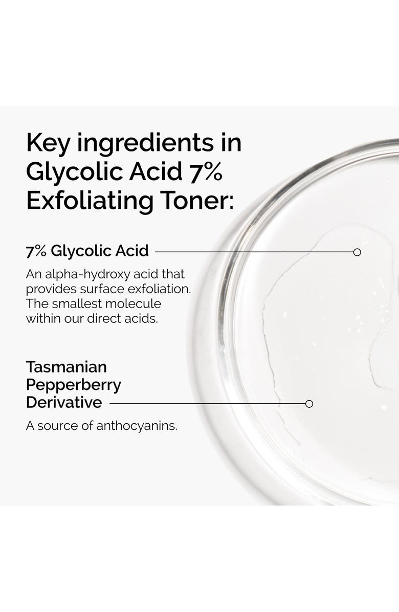The Ordinary Glycolic Acid 7% Exfoliating and Brightening Daily Toner, Alternate, color,