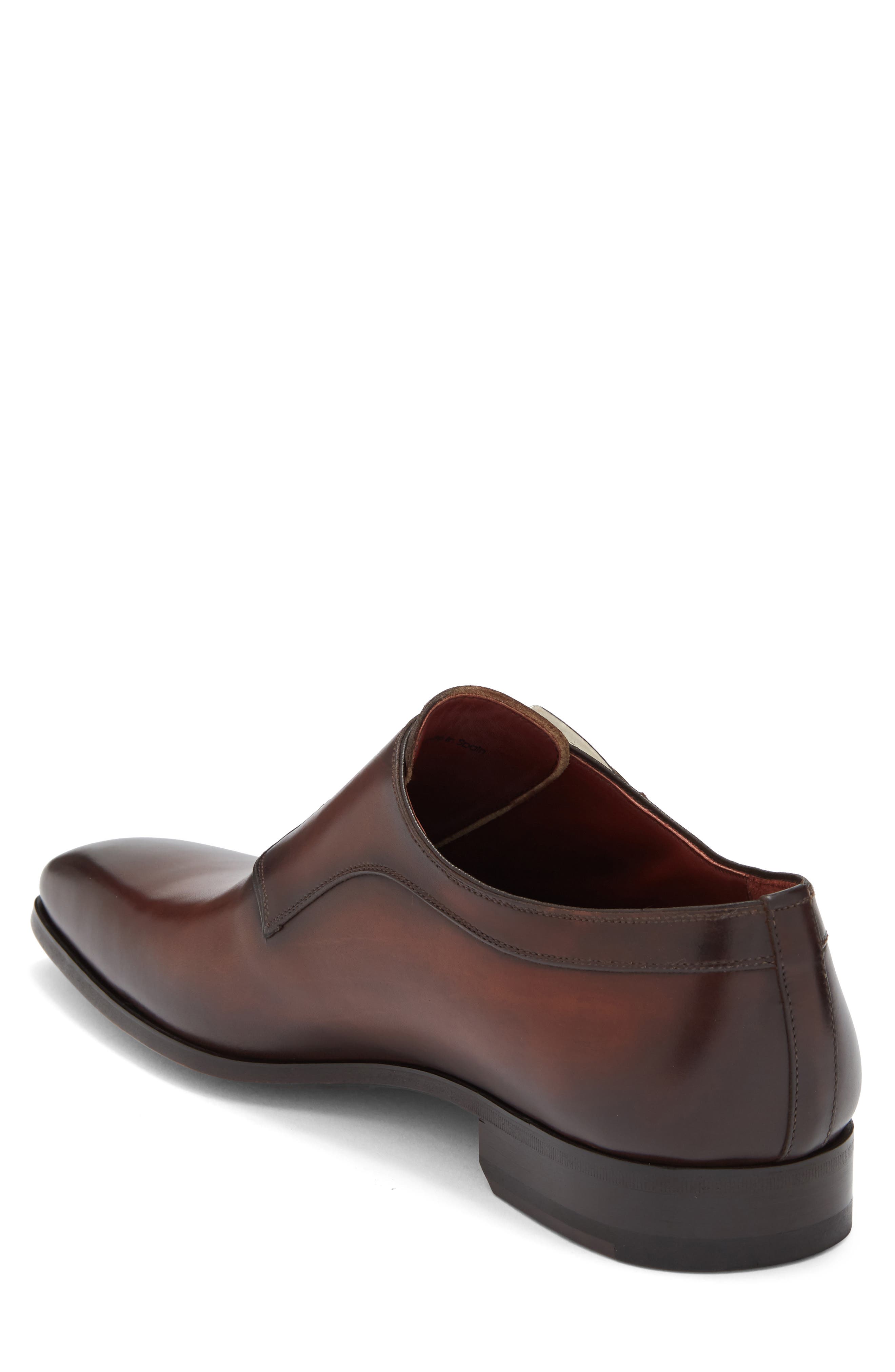 Monk Strap Shoe, Alternate, color, MIDBROWN
