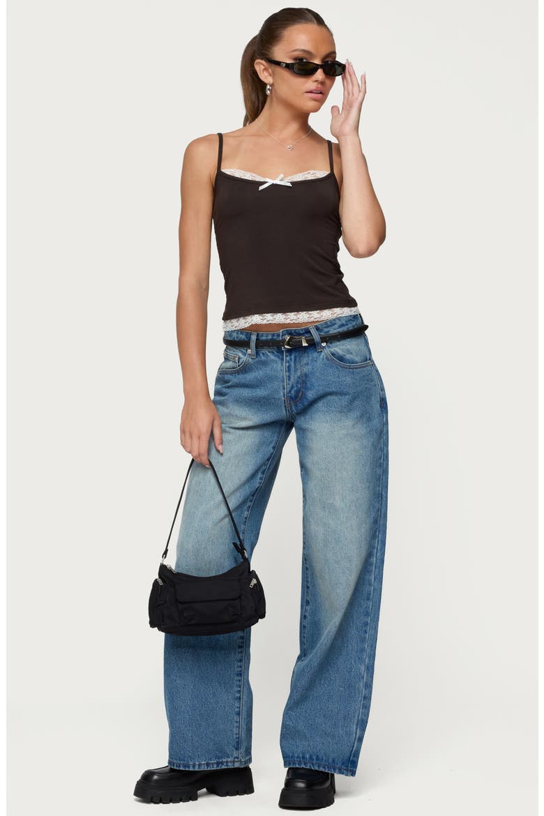 Magda Low Rise Wide Leg Jeans, Alternate, color, BLUE-WASHED