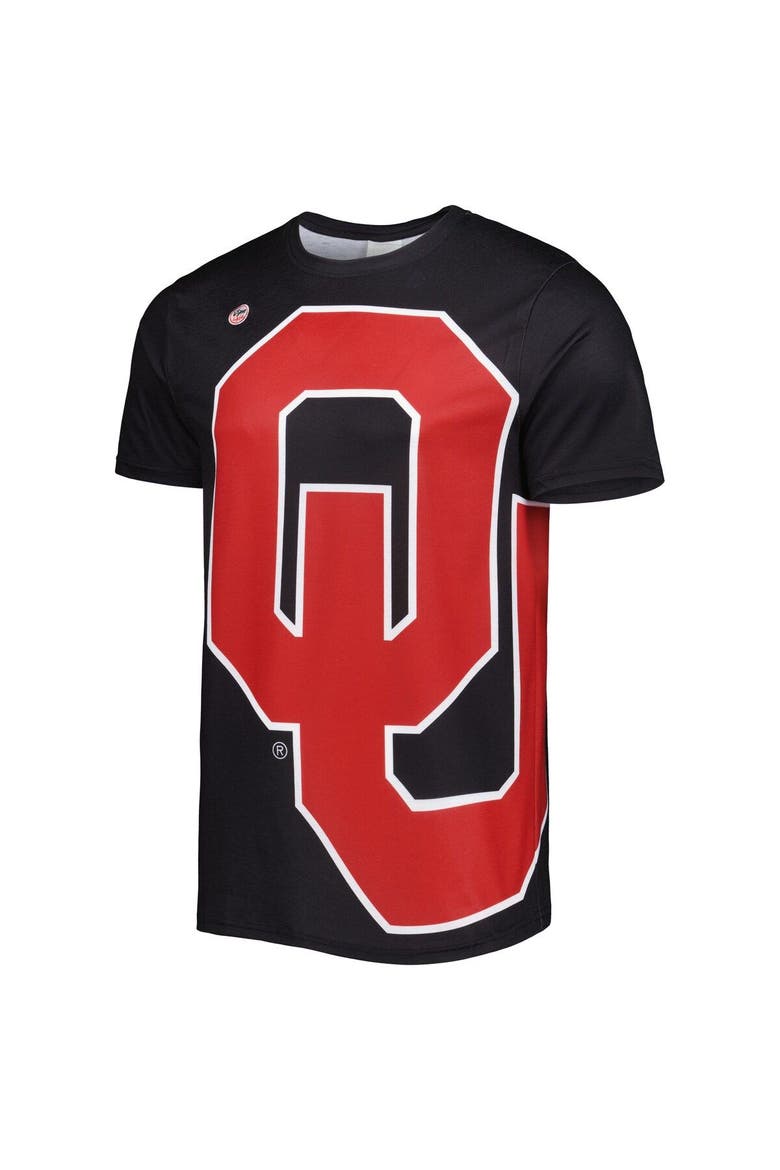 Men's Dyme Lyfe Black Oklahoma Sooners Big Logo T-Shirt, Alternate, color, Black