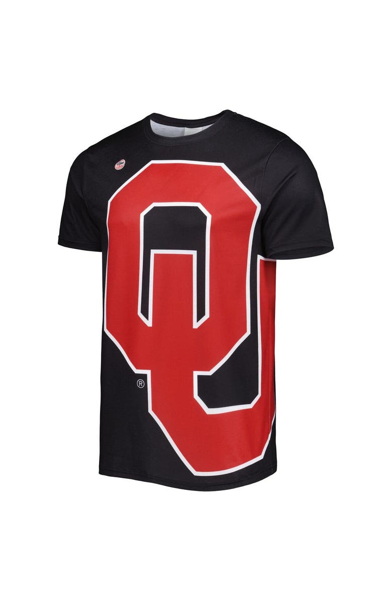 DYME LYFE Men's Dyme Lyfe Black Oklahoma Sooners Big Logo T-Shirt, Alternate, color, Black