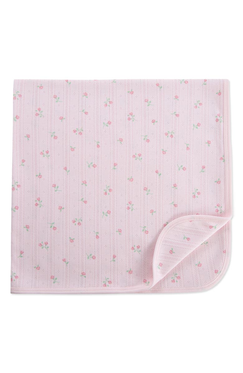 Little Me Dainty Roses Baby Blanket, Alternate, color, Pink
