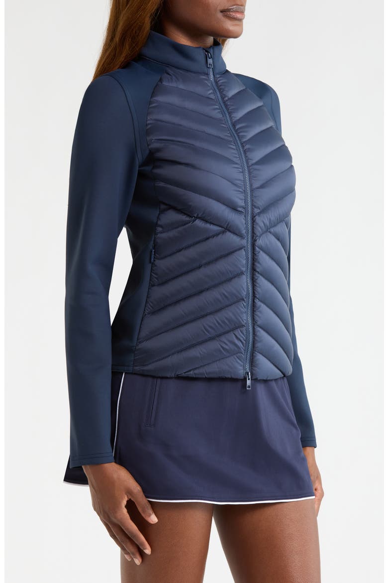 Hybrid Quilted V-Down Golf Jacket, Alternate, color, TWILIGHT