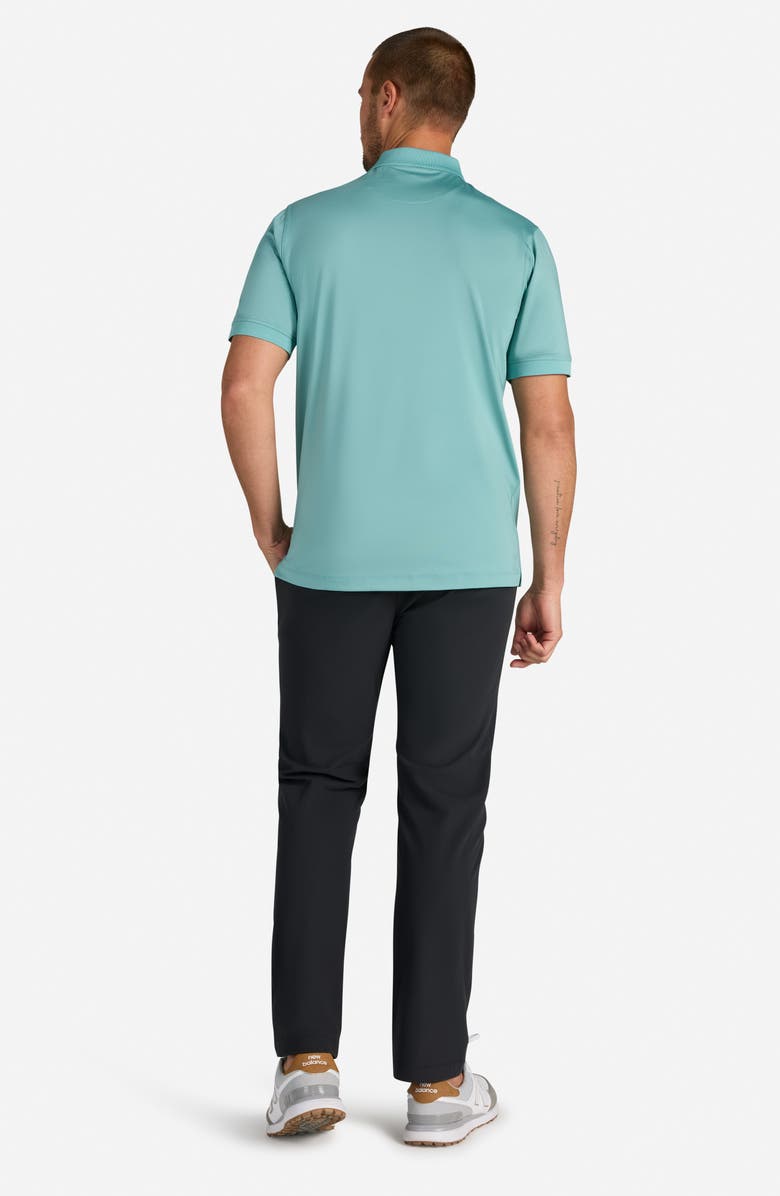 Bad Birdie Ridge Solid Performance Golf Polo, Alternate, color, Slick Green
