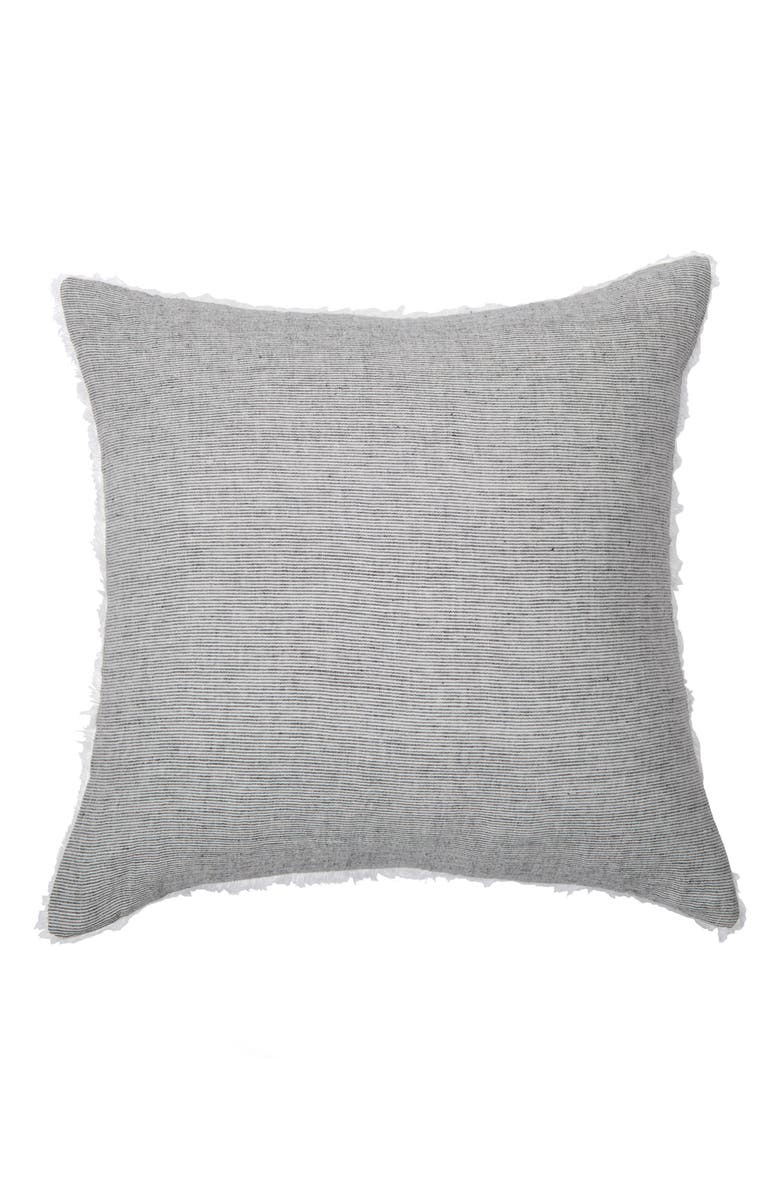 Pom Pom at Home Logan Euro Sham, Main, color, Charcoal