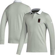 adidas Men's adidas 2023 Player Gray FC Cincinnati Travel Long Sleeve Polo