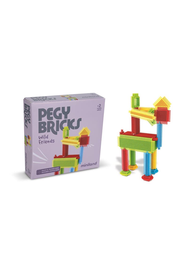 Pegy Bricks Wild Friends, Main, color, Green Multi