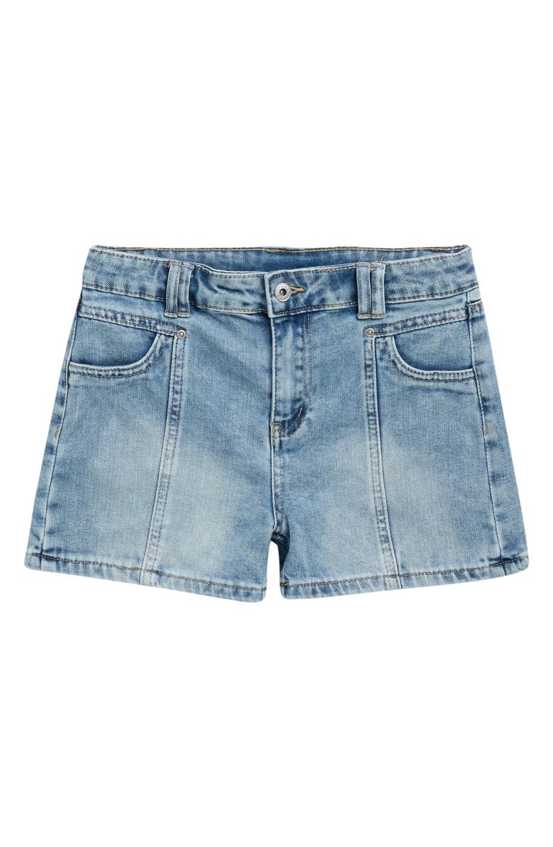 Tractr Kids' T-Seam Denim Shorts, Main, color, Indigo