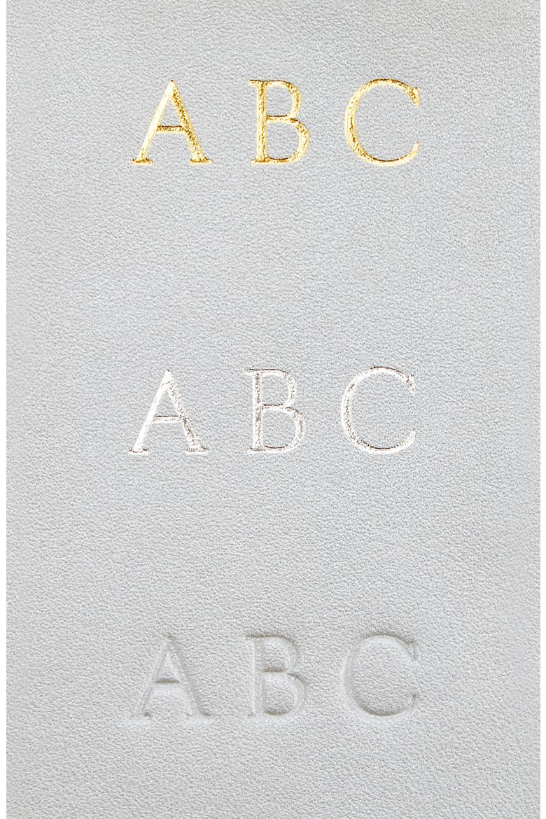 Personalized Envelope Card Holder, Alternate, color, SILVER- DEBOSS