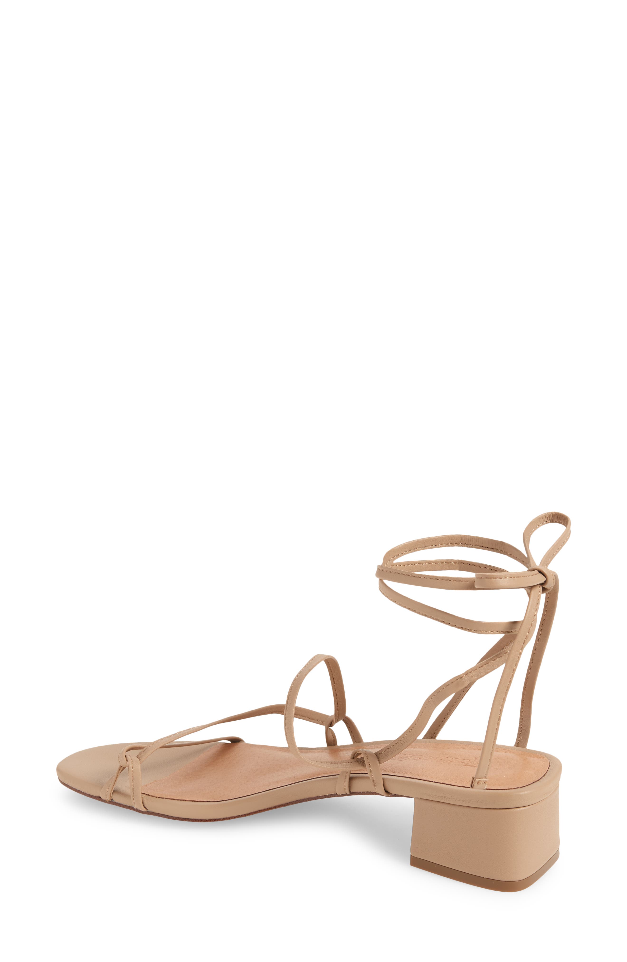 Madewell The Brigitte Lace-Up Sandal, Alternate, color, 