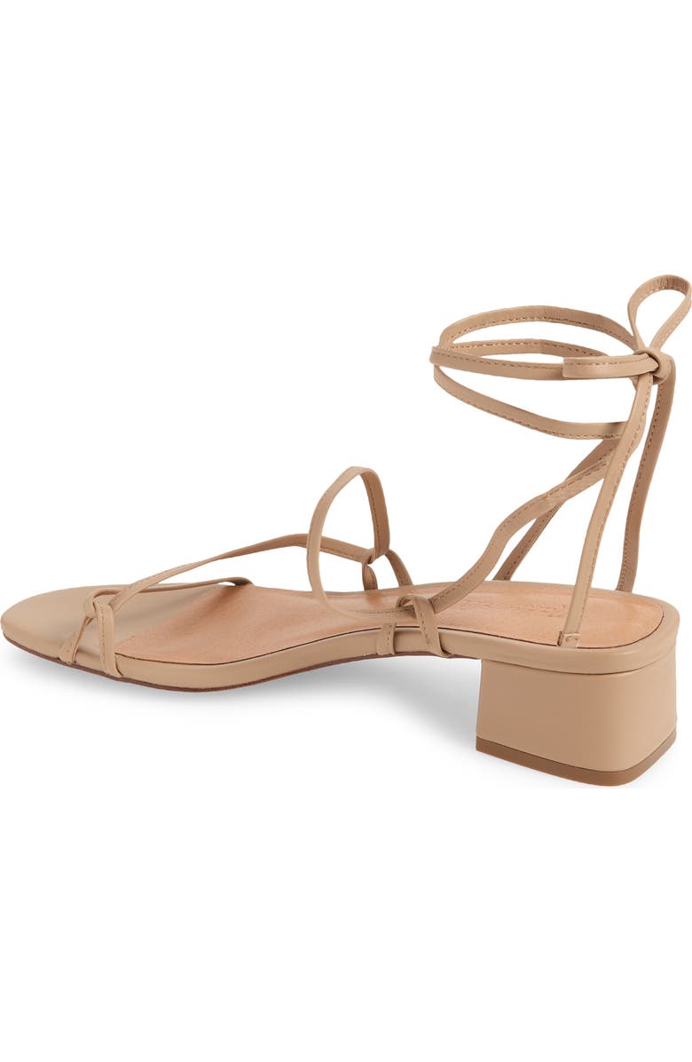 Madewell The Brigitte Lace-Up Sandal, Alternate, color,