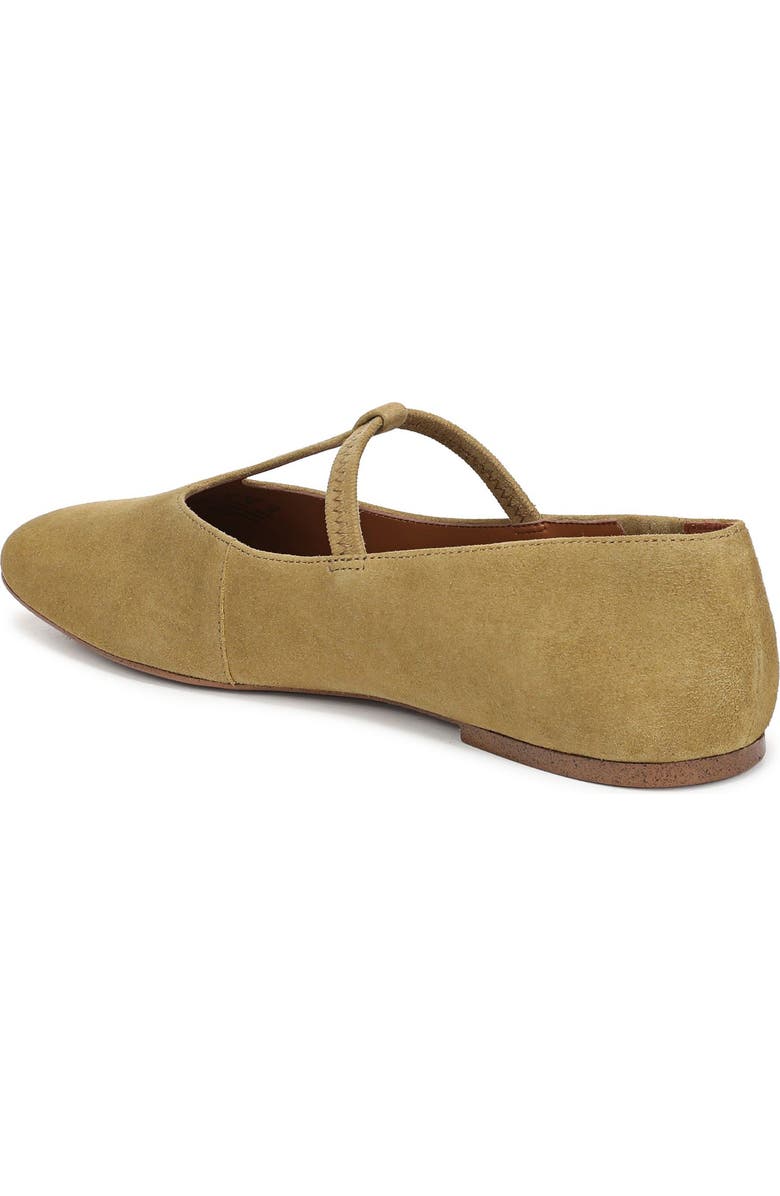 Franco Sarto Maaja T-Strap Flat, Alternate, color, Senape Brown