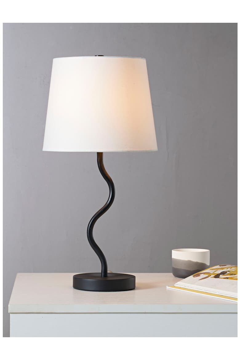 Mayssa Table Lamp, Alternate, color, MATTE BLACK