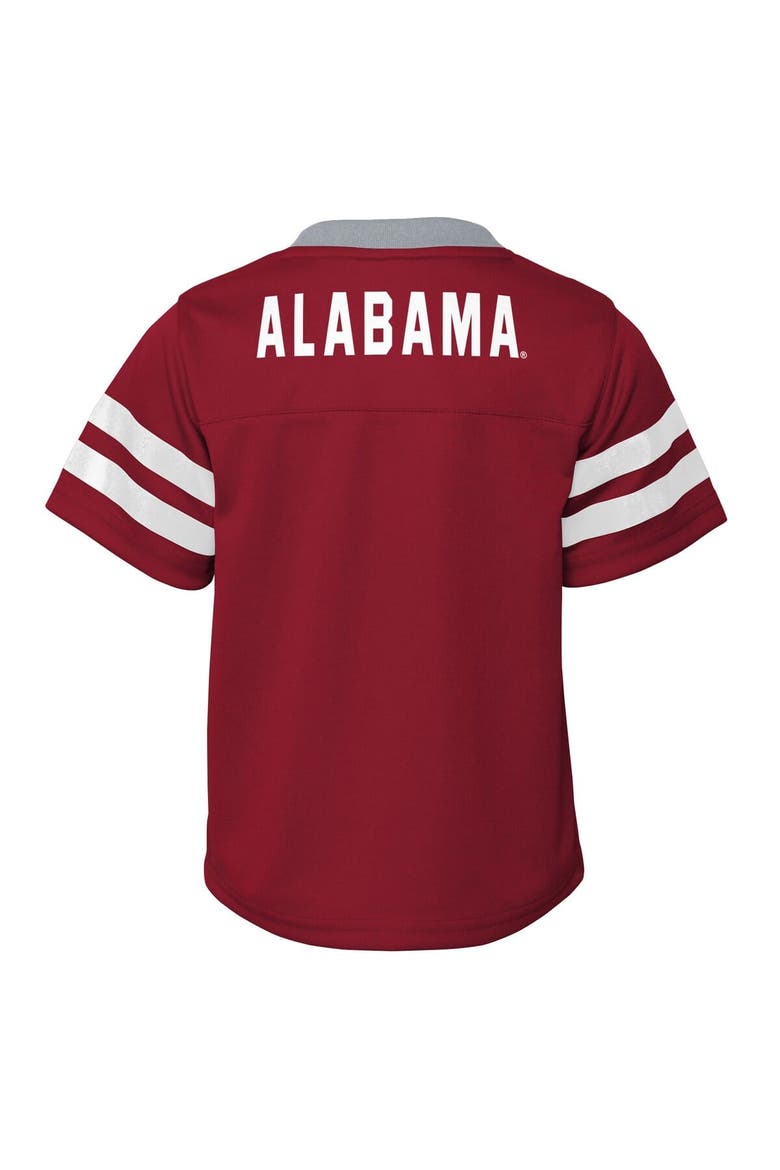 Toddler Outerstuff Crimson/Gray Alabama Crimson Tide Red Zone Two-Piece V-Neck Top and Pants Set, Alternate, color, Crimson