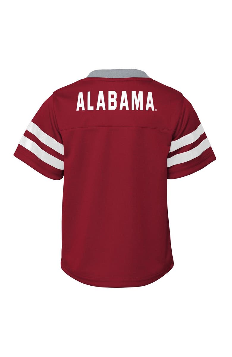 Outerstuff Toddler Outerstuff Crimson/Gray Alabama Crimson Tide Red Zone Two-Piece V-Neck Top and Pants Set, Alternate, color, Crimson