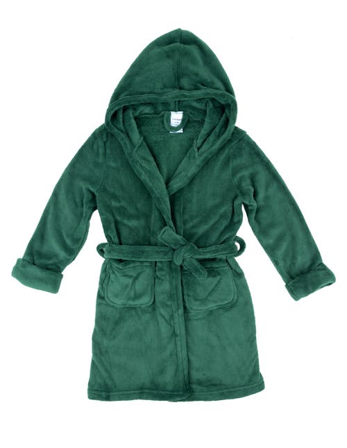 Leveret Kids Fleece Hooded Robe, Solid Colors In Multi