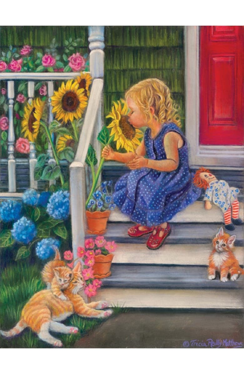 Sunsout A Summer Kiss 300 piece Jigsaw Puzzle for Adults, Alternate, color, Multicolor