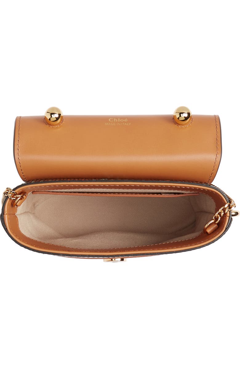 Chloé Aby Lock Python Embossed Leather Shoulder Bag, Alternate, color,