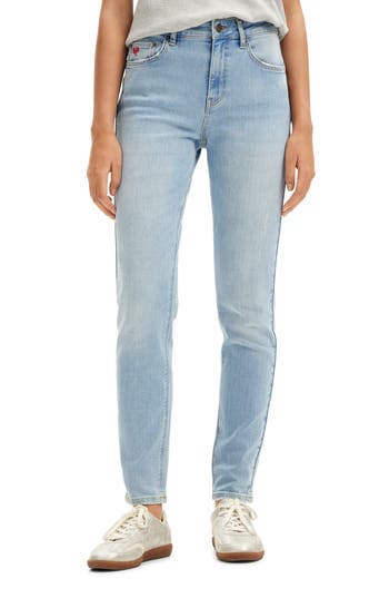 DESIGUAL DESIGUAL SLIM PUSH-UP JEANS 