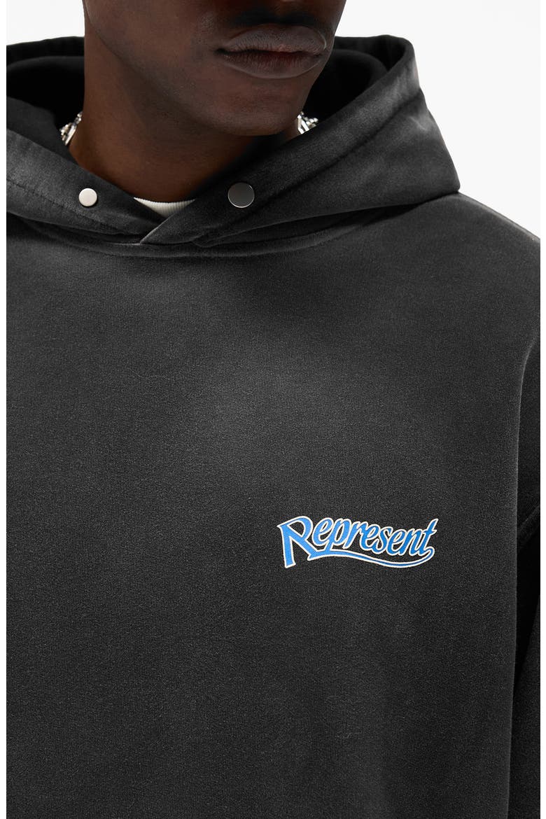 Showcasing Graphic Hoodie, Alternate, color, STAINED BLACK